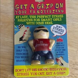 Vintage cxBoyfriend and The Fuzz Stress Reliever Toys - Red and Black